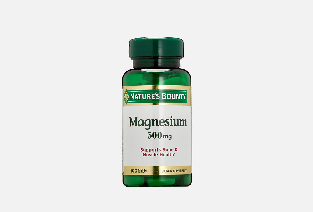 Магний Nature’s Bounty, 500 мг в таблетках 100мл