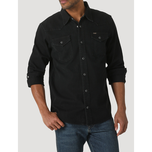 фото Рубашка wrangler, размер s, черный