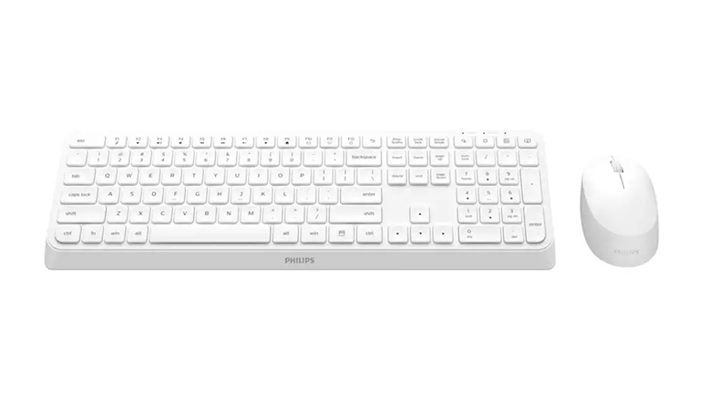 Клавиатура + мышь Philips SPT6307W/87 белый