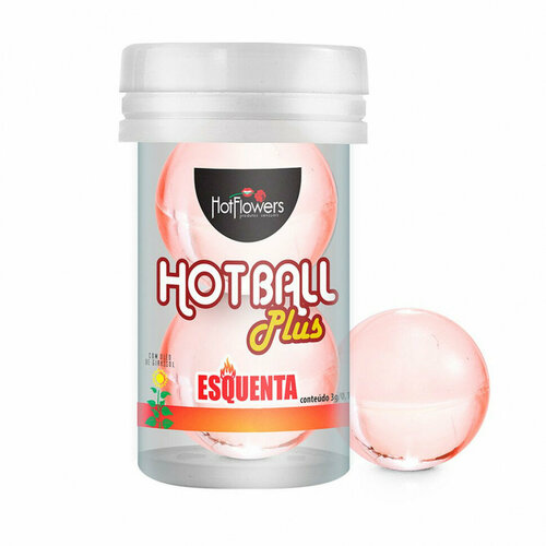 Лубрикант на масляной основе Hot Ball Plus с разогревающим эффектом (2 шарика по 3 гр.) (цвет не указан)