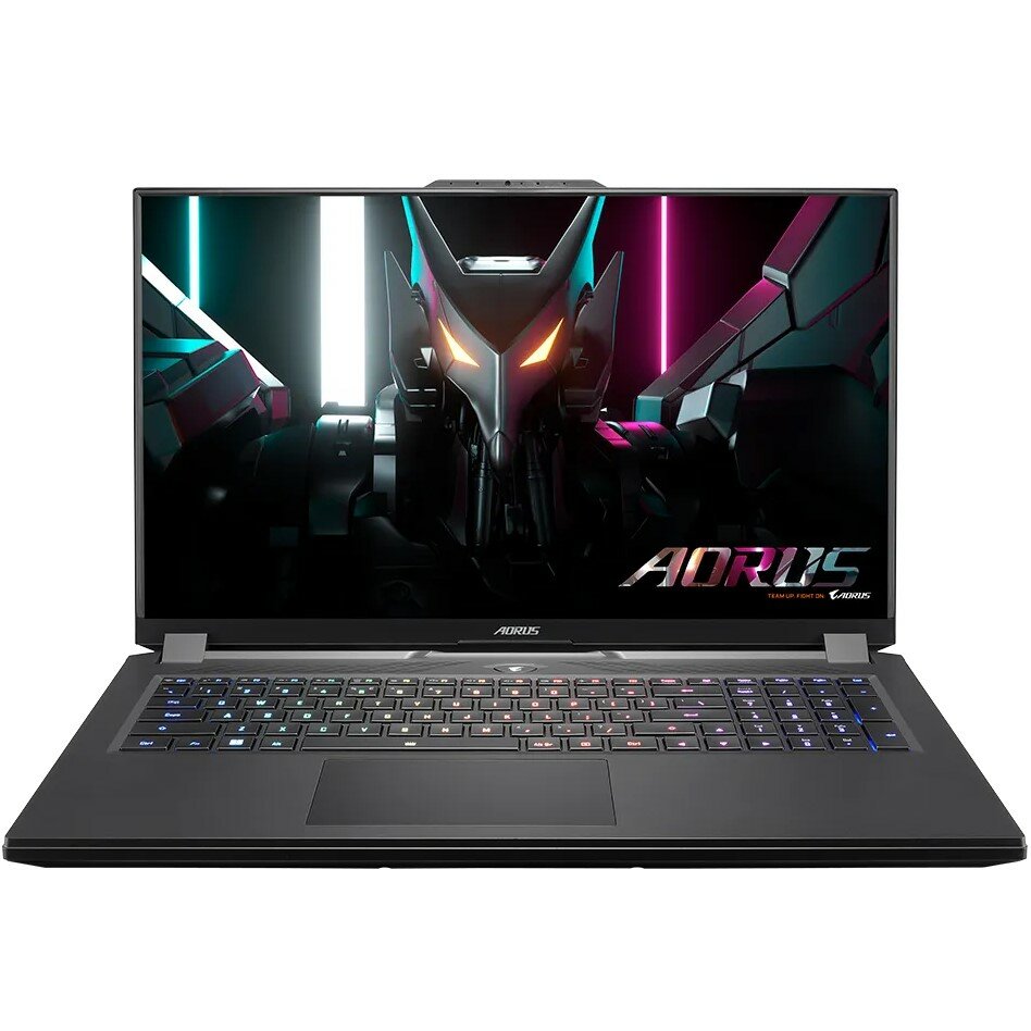 17.3" Ноутбук GIGABYTE AORUS 17H BXFBXF-74KZ554SD 1920x1080, Intel Core i7 13700H 2.4 ГГц, RAM 16 ГБ, DDR5, SSD 1 ТБ, NVIDIA GeForce RTX 4080, без ОС, BXF-74KZ554SD, черный