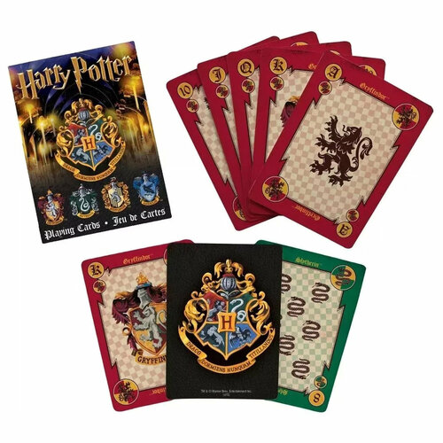 Игральные карты AQUARIUS Harry Potter Crests playing cards Гарри Поттер игральные карты aquarius space invaders 170735