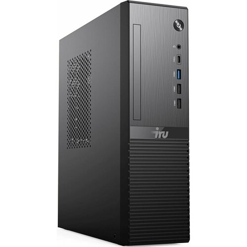 Компьютер iRU 310SC, Intel Pentium Gold G6405, DDR4 8ГБ, 256ГБ(SSD), Intel UHD Graphics 610, Windows 11 Professional, черный [1969038] центральный процессор intel pentium g6405 box