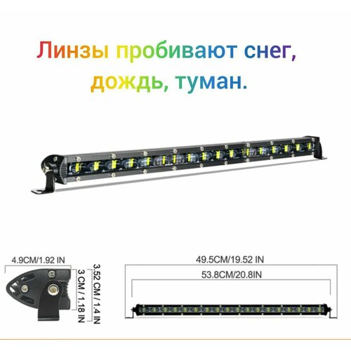 Cветодиодная балка 50 см линзованная