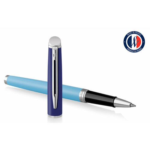 ручка роллер parker vector xl cw2159775 silver blue ct f черн черн подар кор Ручка роллер Waterman Hemisphere Colour Blocking (2179926) Blue CT F черн. черн. подар. кор.