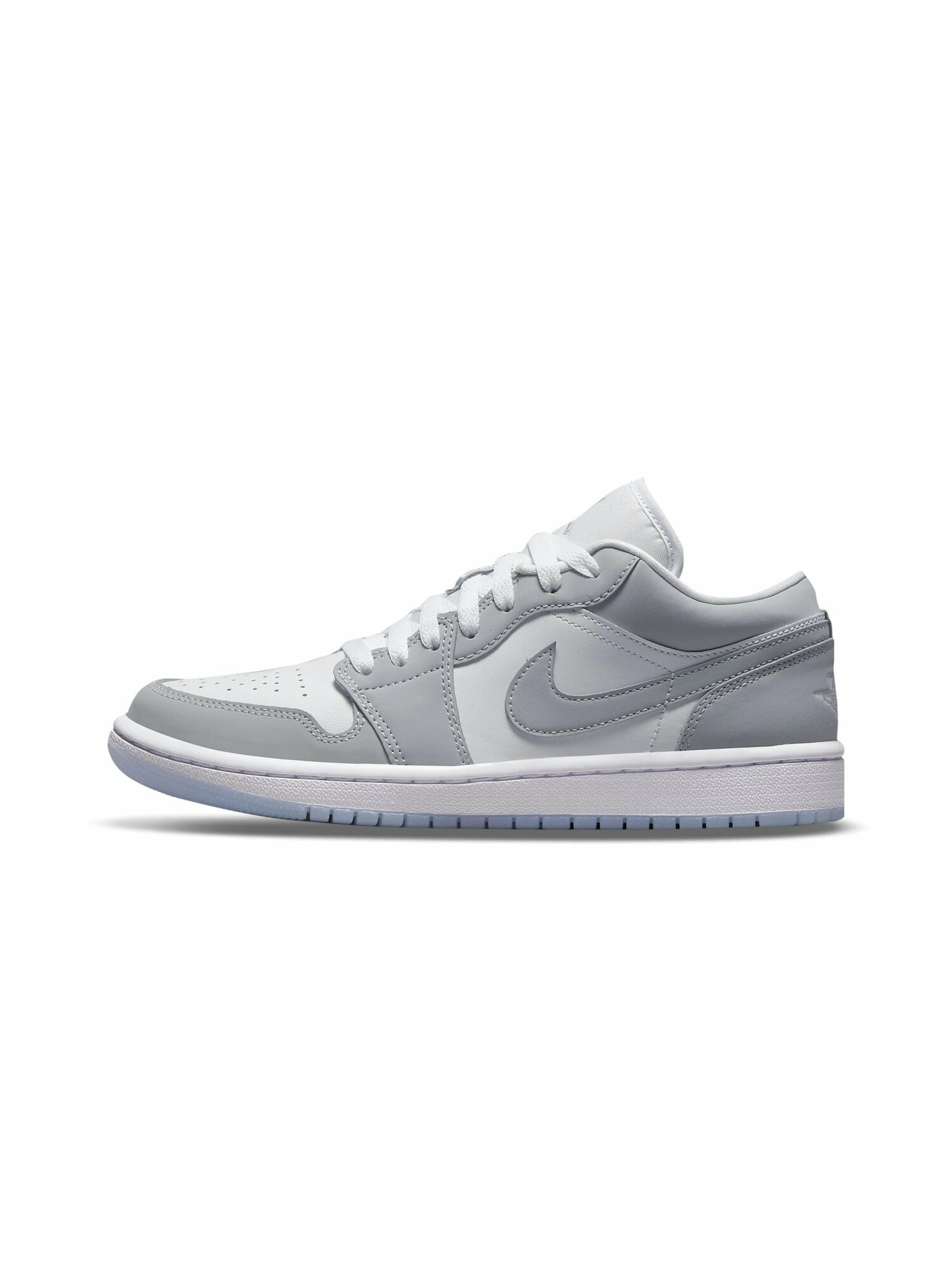 Кроссовки NIKE Air Jordan 1 Low, размер 5.5US(24СМ), серый