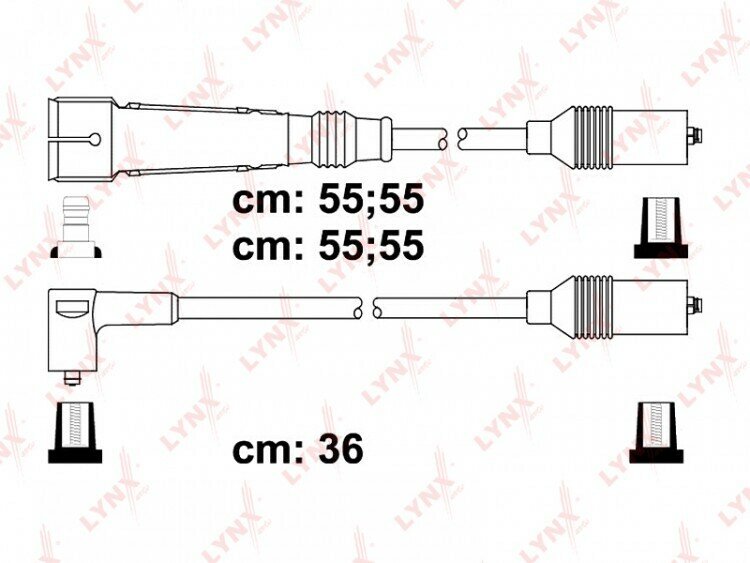 Провода высоковольтные LYNXauto SPE8017