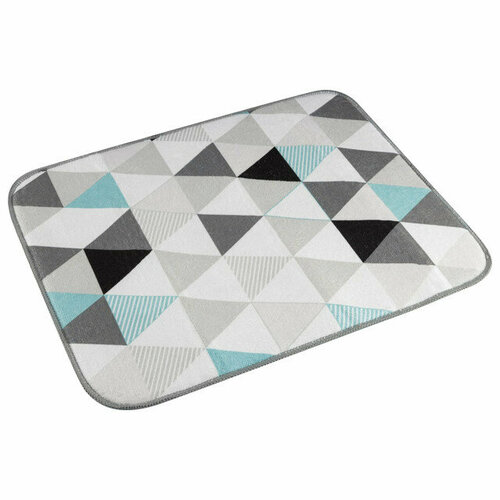 Коврик для сушки посуды рыжий кот 45х35см микрофибра 797₽