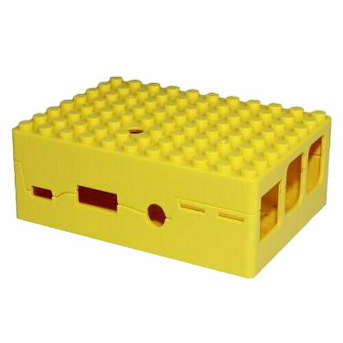 RA185 Корпус ACD Yellow ABS Plastic Building Block case for Raspberry Pi 3 B (CBPIBLOX-YEL) (494408)