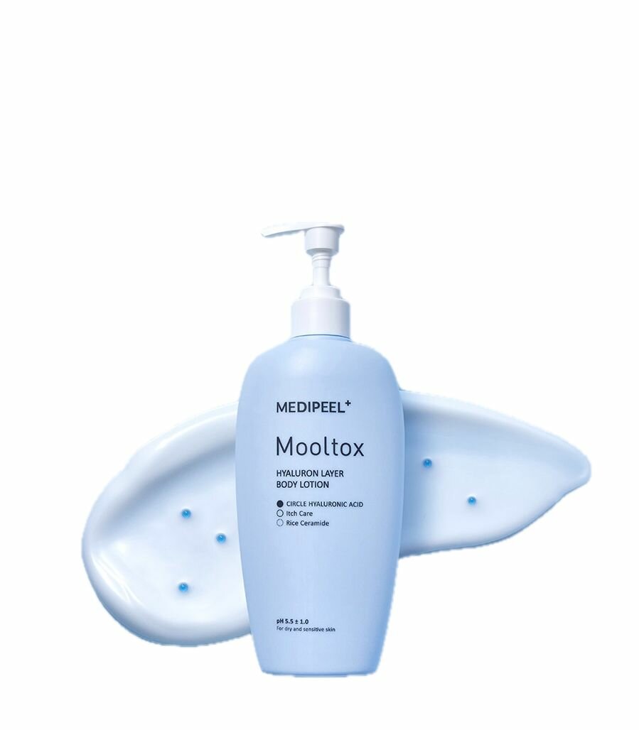 Интенсивно увлажняющий лосьон для тела Medi-Peel Mooltox Hyaluron Layer Body Lotion 400мл.