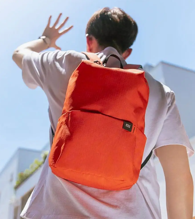 Рюкзаки-Кенгуру Xiaomi Рюкзак Xiaomi Mi Colorful Mini Backpack 10 л. , оранжевый