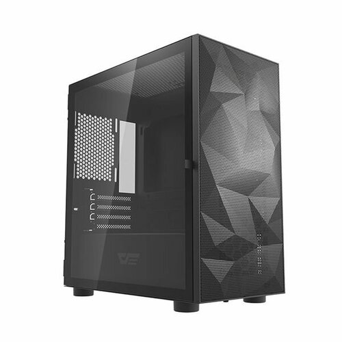 Корпус darkFlash DLM21 MESH mATX, Midi-Tower, без БП черный (DLM21-BK) корпус atx aerocool quantum mesh g bk v2 midi tower без бп черный [accm pv31033 11]