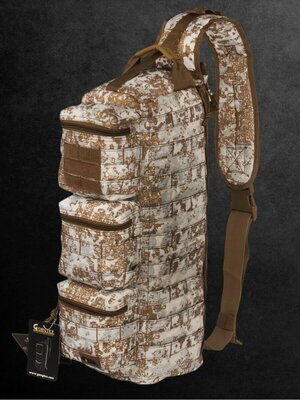 Рюкзак Однолямочный, Тактический, Subor Gongtex Single Pack, 20 л, арт GB0310, цвет Снежная Пустыня