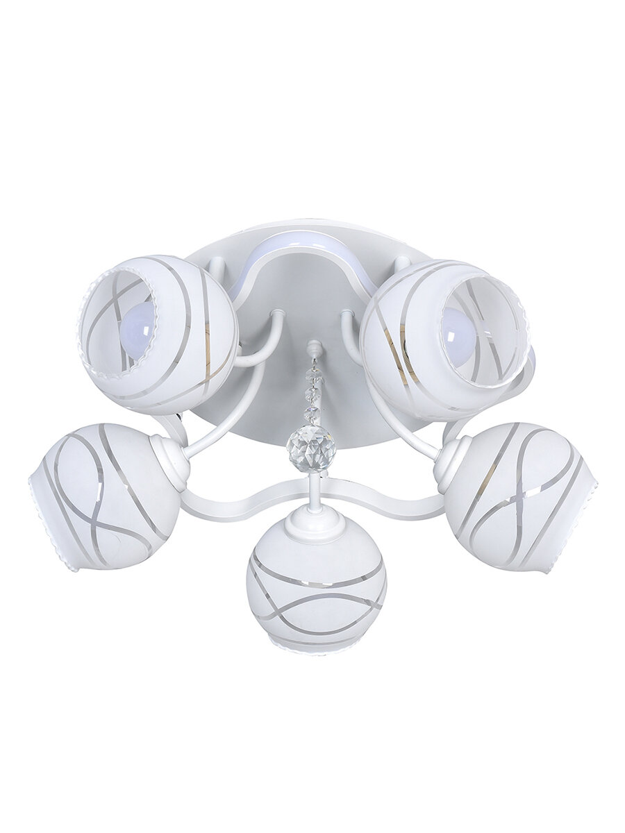 фото Люстра HIPER H803-5 5*E27*60Вт + LED 24Вт WHITE