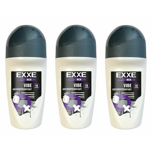 EXXE Дезодорант Men Vibe, 50 мл, 3 шт