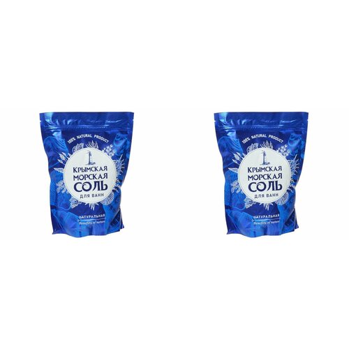 Натуральная морская соль для ванн, 1100 г, 2 шт