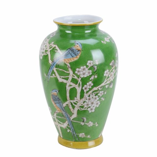 Ваза Global East Birds & Flowers