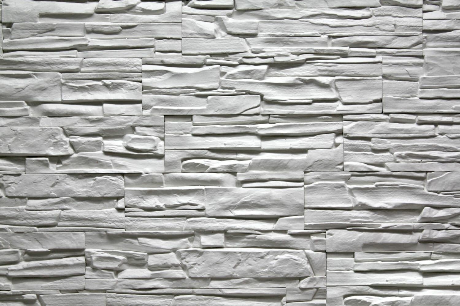 Декоративная плитка из гипса "Сланец Альпийский", 0,5 м2, облицовочный камень, под покраску