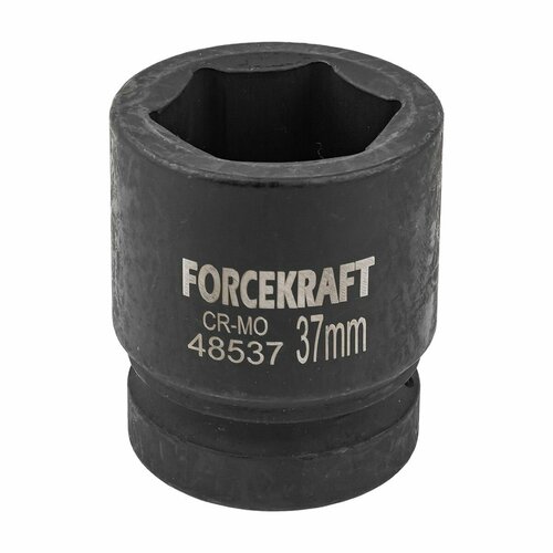 Головка ударная 1', 37мм (6гр.) FORCEKRAFT FK-48537 головка ударная 1 47мм 6гр forcekraft fk 48547