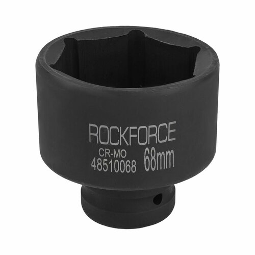 Головка ударная глубокая 1', 68мм (6гр) RockForce RF-48510068 головка ударная 3 4 68мм 6гр rockforce rf 46568