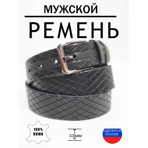 фото Ремень , размер 54, черный нет бренда