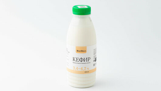 Кефир термостатный из цельного молока 3,4-4,2%