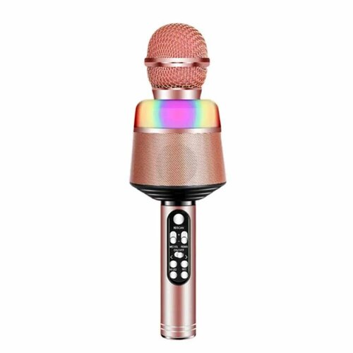 Микрофон для Живого вокала, Bluetooth колонка, Караоке микрофон Q008 детский караоке микрофон для живого вокала cool морковка синий
