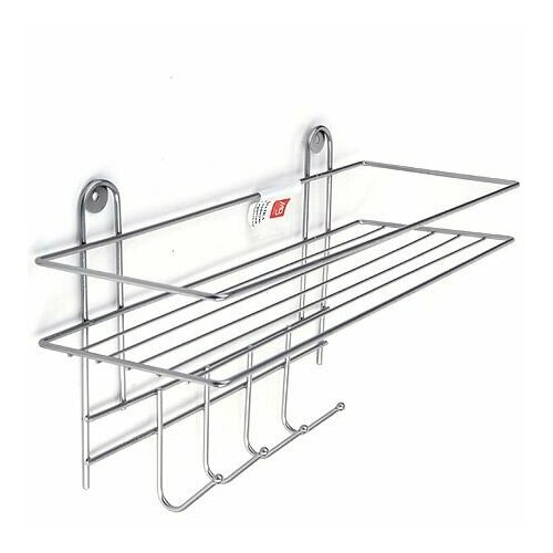 Полка в ванную 4 крючка 1396₽