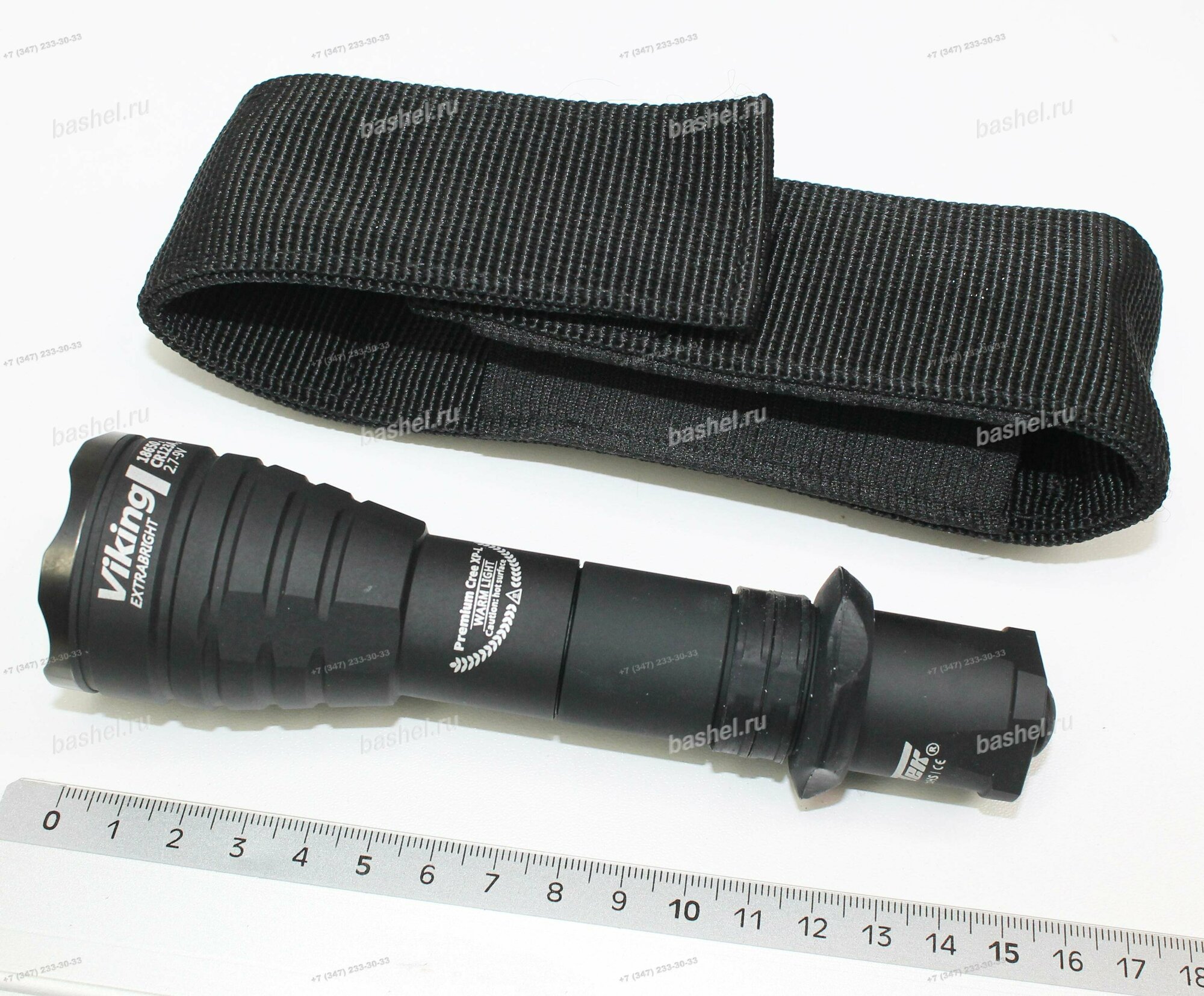 Фонарь светодиодный ARMYTEK Viking Black 1150Lum (XP-L, LIR 1*18650/2*CR123/2*16340) тёплый свет, ARMYTEK