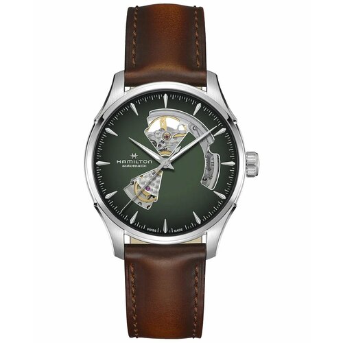 hamilton jazzmaster open heart auto Наручные часы Hamilton Jazzmaster, зеленый