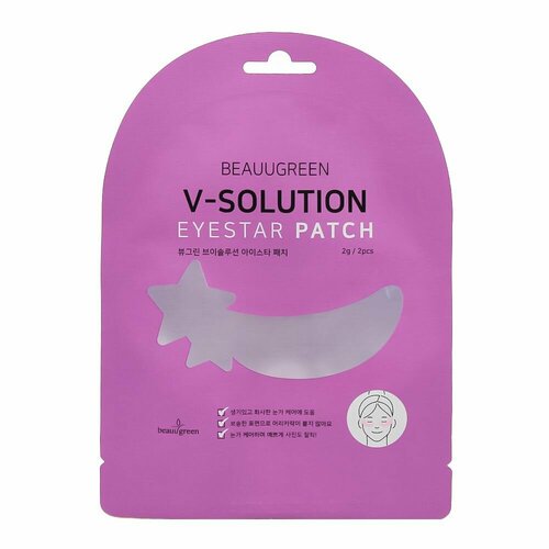 патчи для глаз beauugreen v solution eyestar patch 2 гр 10156645 Патчи для глаз V-Solution Eye Star Patch, 2гр, BeauuGreen, 8809389037674