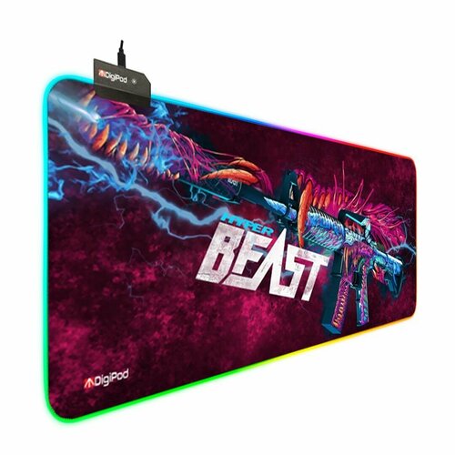 Коврик Led Light Mouse Pad большой с подсветкой Hyper Beast 2250₽