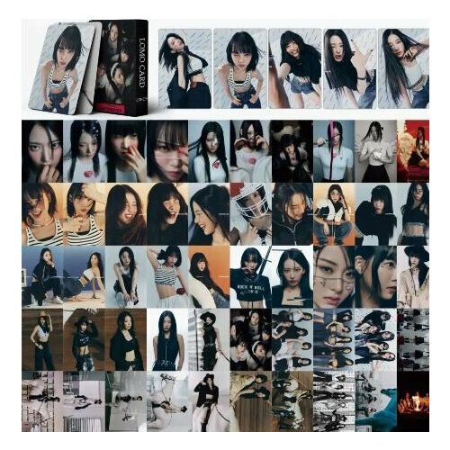 набор карточек bts rm me myself фотокарточки к поп 54 штуки k pop lomo cards Карточки LE SSERAFIM UNFORGIVEN популярной корейской k-pop группы LE SSERAFIM