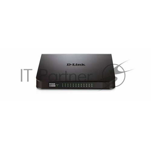Коммутатор D-Link DES-1024AE1B неуправляемый настольный 24x10100BASE-TX 480900₽