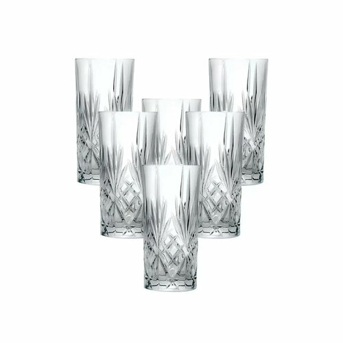 Стакан 360 мл хруст стекло 6 шт RCR Melodia 28333 3969₽