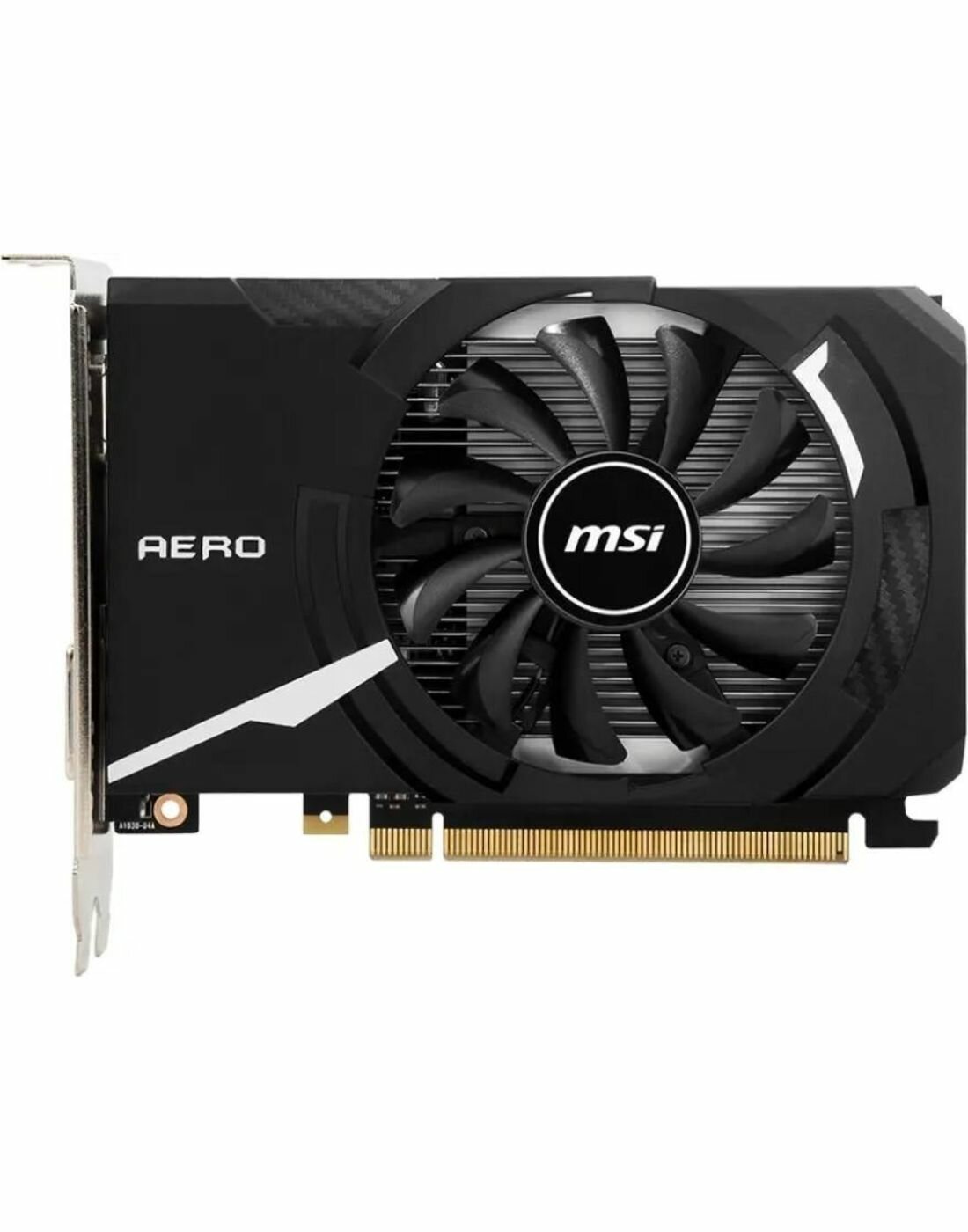 Видеокарта MSI GeForce GT 1030 AERO ITX OC 4Гб (GT 1030 AERO ITX 4GD4 OC)