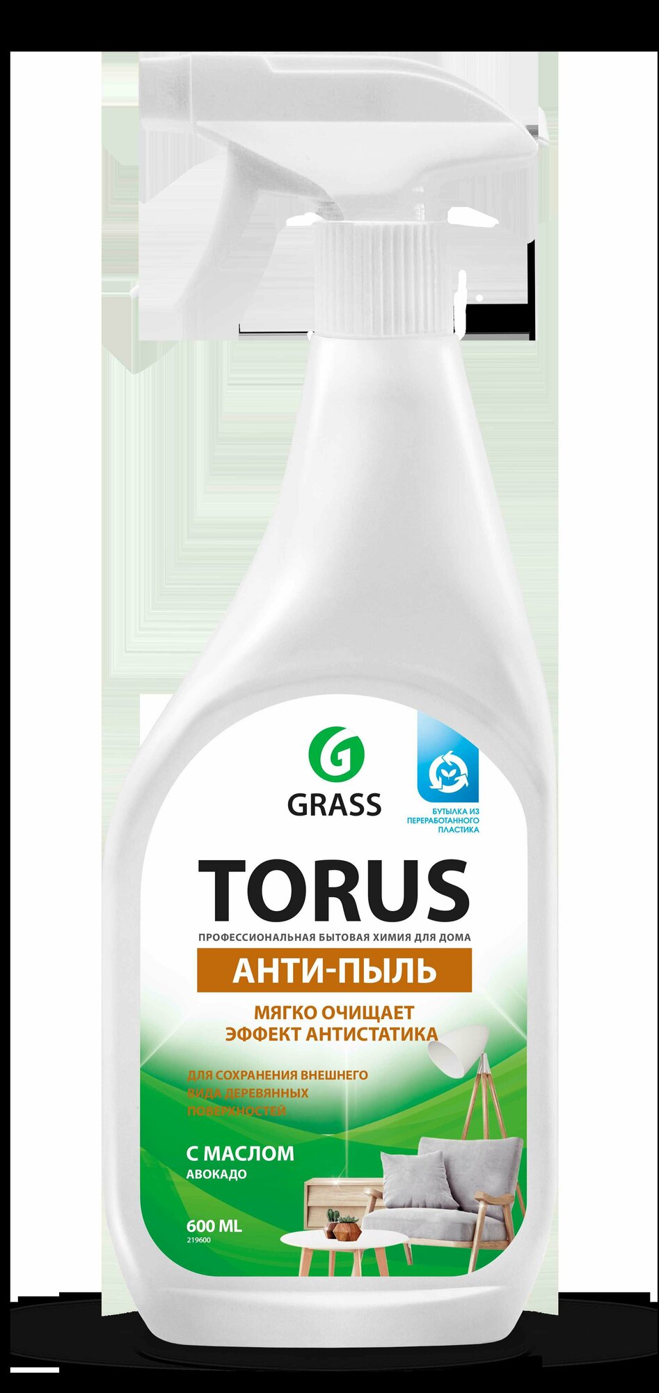 фото Полироль-очиститель для мебели Grass Torus, 0.6 л