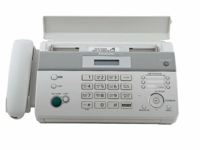 Факс на термобумаге Panasonic KX-FT982RUW белый