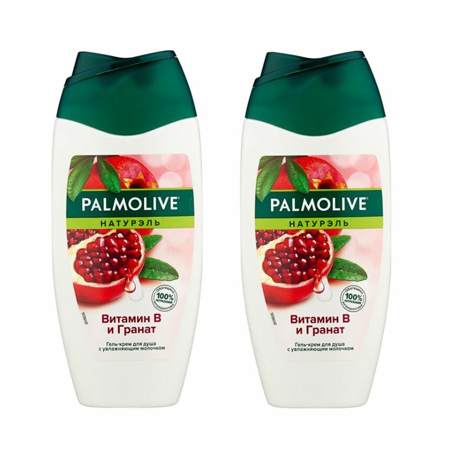 Palmolive Душ-гель Роскошная мягкость Витамин В и Гранат,750мл,2 уп