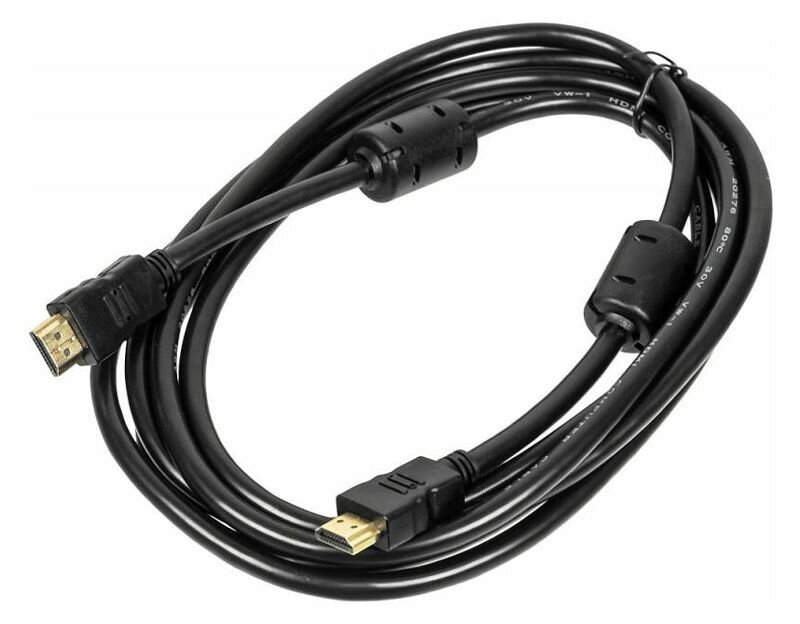 Кабель HDMI (m)/HDMI (m) 3м. феррит. кольца позолоч. конт.