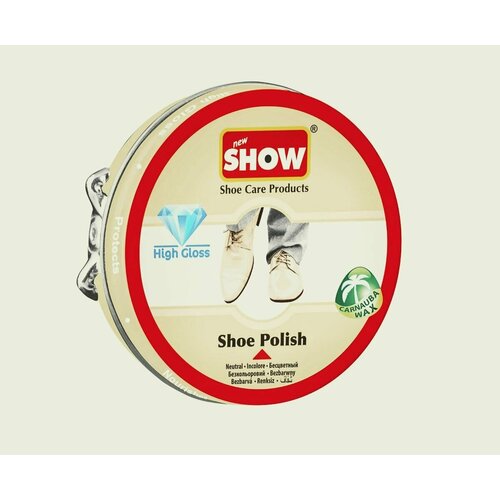 Крем для обуви New Show, 50мл. Бесцветный