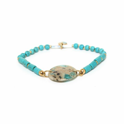 Браслет NATURE BIJOUX браслет nature bijoux agate verde стрейч с агатом и жадом nb23 2 13 43270 зеленый