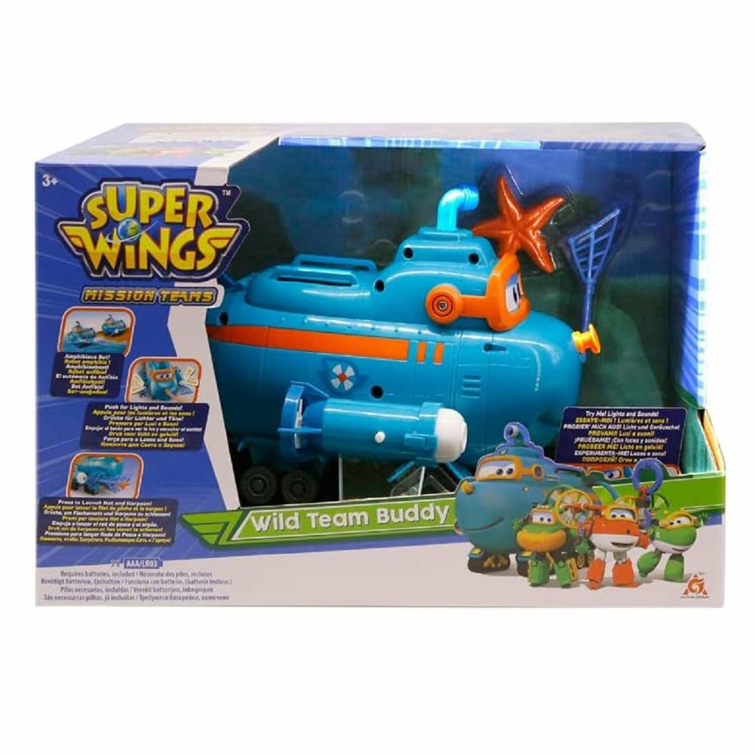 Игрушка Super Wings Подводная лодка Бадди EU730809