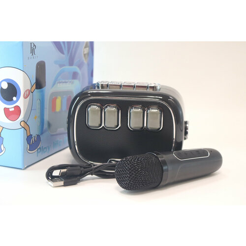 Портативная беспроводная Bluetooth колонка караоке S576 с подсветкой 168900₽