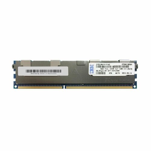 Оперативная память IBM 16GB 1x16GB 4Rx4 135V PC3L-8500 CL7 ECC DDR3 49Y1382 413400₽