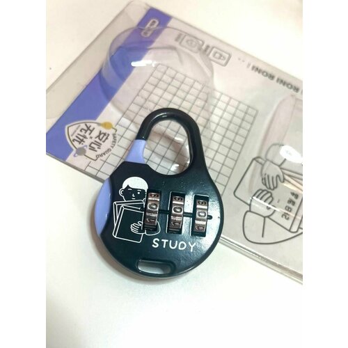 Замок для багажа StaticPaper, черный