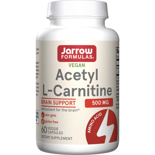 Jarrow Formulas Acetyl L-Carnitine 500 mg 60 caps/ Ацетил L-Карнитин 500 мг 60 капсул