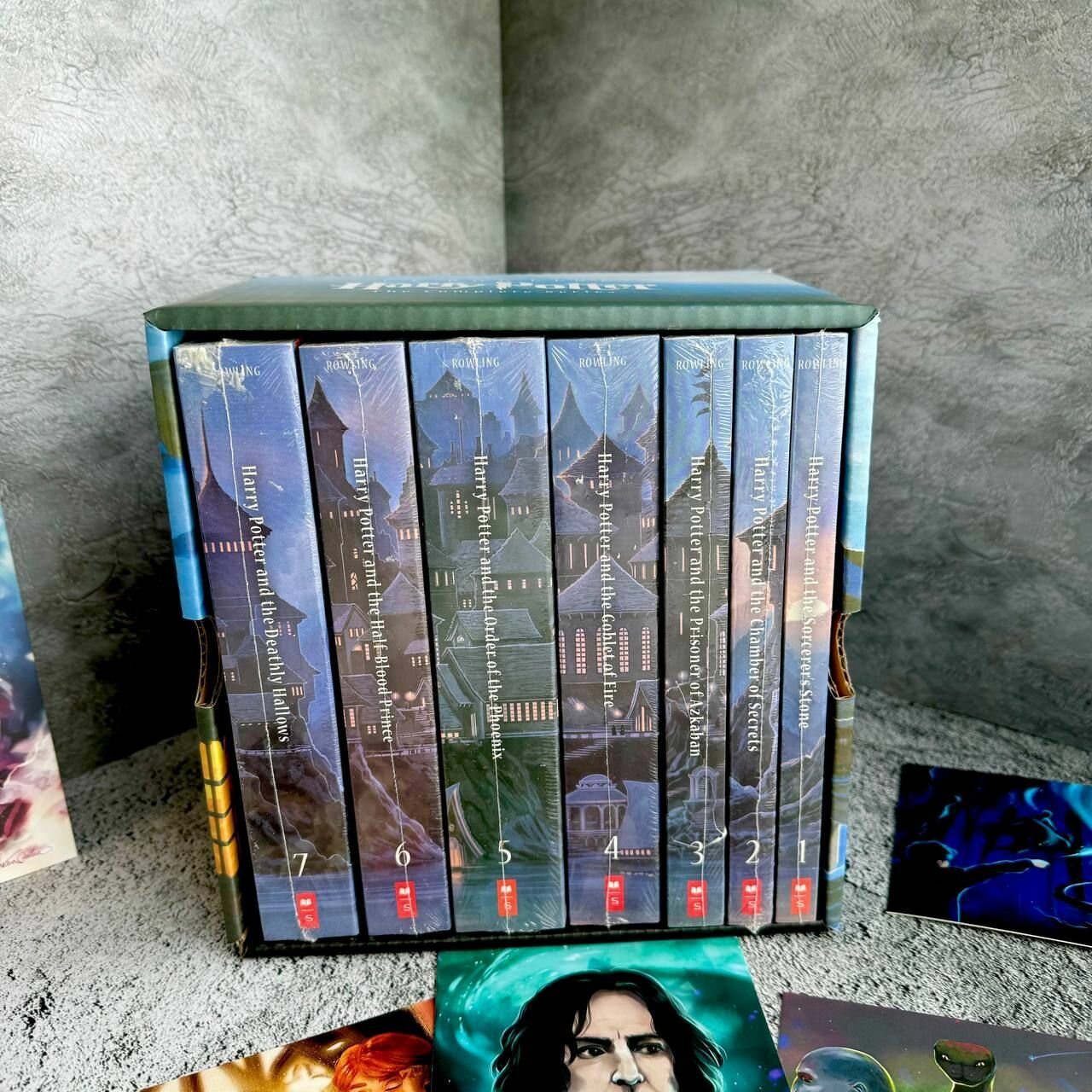 Harry Potter Scholastic 7 books set в подарочном кейсе + открытка в подарок