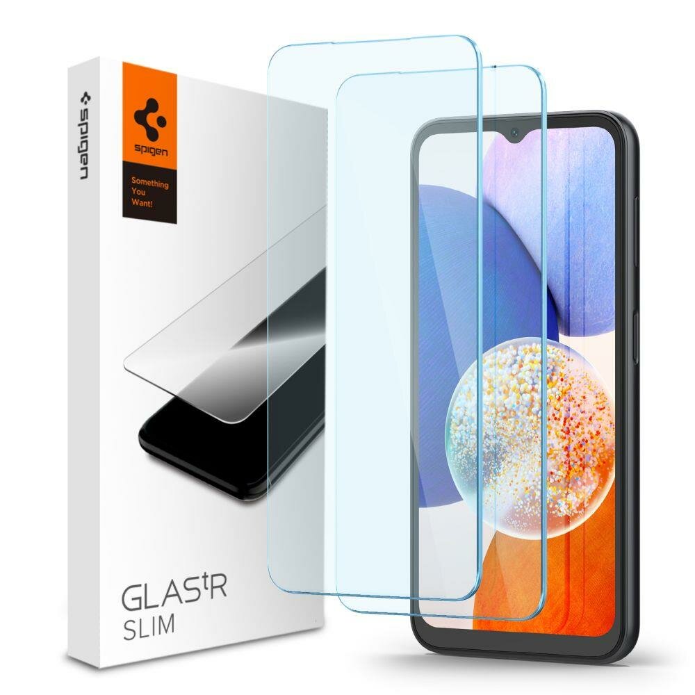 Защитное стекло SPIGEN для Galaxy A14 5G - GLAS.tR Slim - Прозрачный - 2 шт - AGL05971