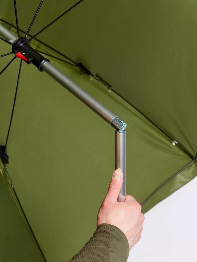 Зонт-палатка карповый / Шатер для рыбалки и отдыха / Пляжный зонт с тентом / Зонт с навесом от дождя и солнца / D=220 см - фотография № 12